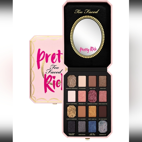 Too Faced Pretty Rich Diamond light Eye Shadow Palette - Picture 1 of 5